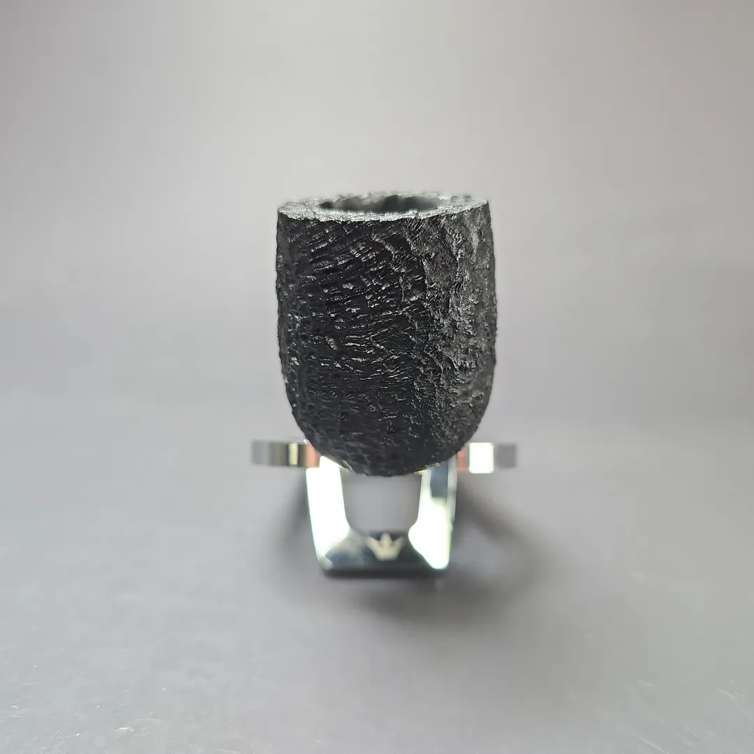 MBSD Briars Timeless Traditions 1 Sandblasted Billiard w/ Silver Handmade Briar Pipe, New - Image 4