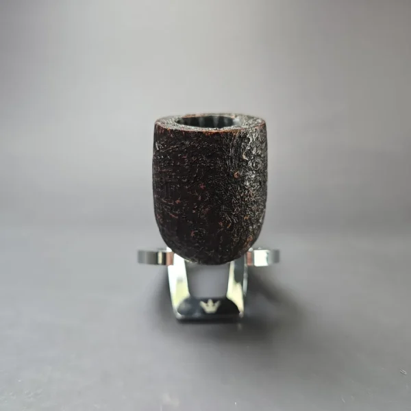 MBSD Briars Timeless Traditions 1 Sandblasted Billiard w/ Silver Handmade Briar Pipe, New - Image 4