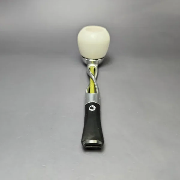 Falcon Shillelagh Green w/ MBSD Meerschaum Apple Block Meerschaum Bowl Pipe, New - Image 5