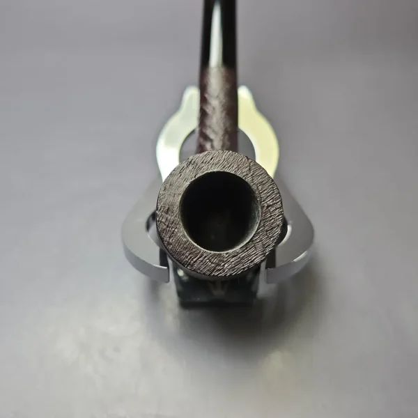 Pipe Tristan Timeless Series Sandblasted Billiard Briar Pipe, New - Image 5