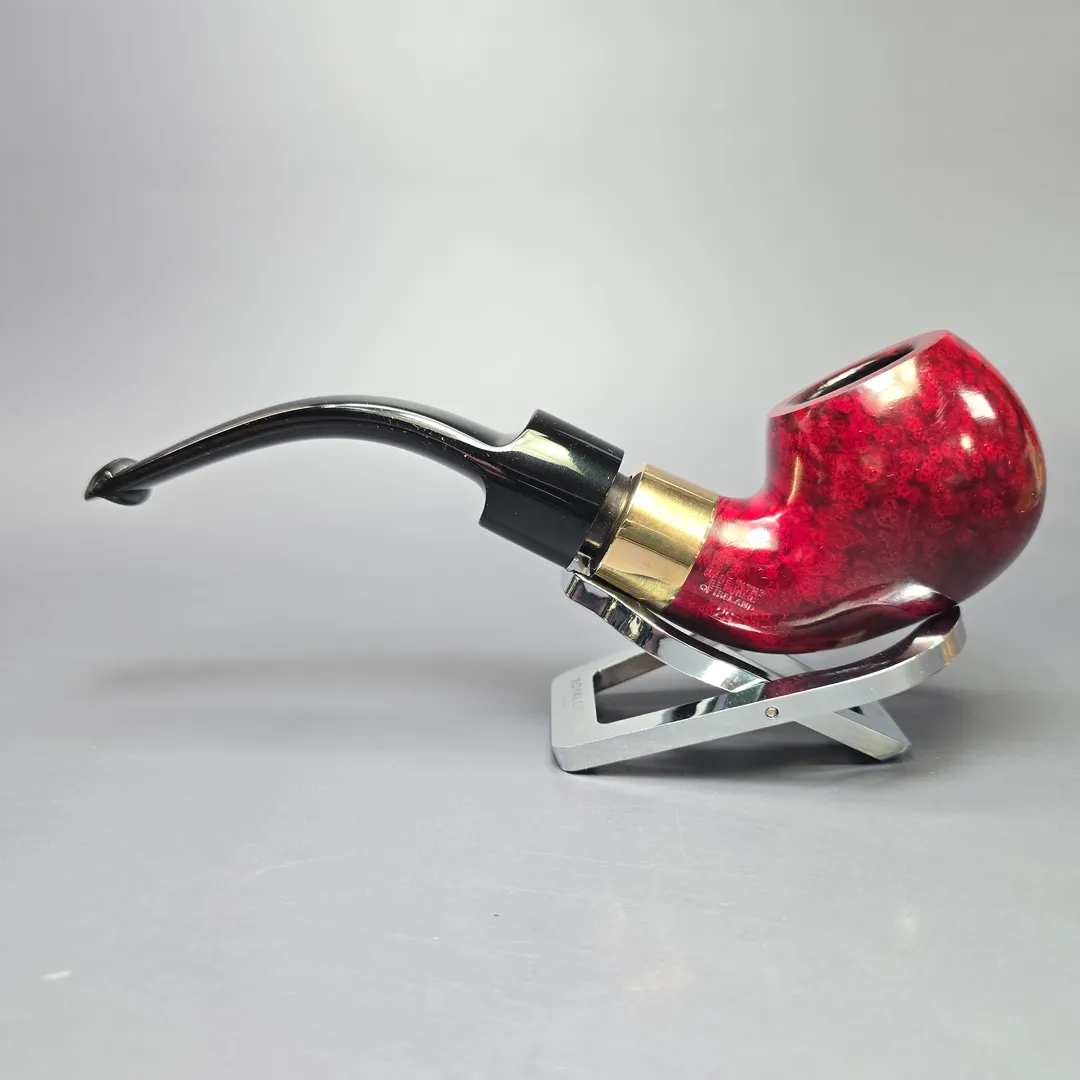 Peterson 1980 System Supreme Gold Mounted 2S Smooth Apple Estate Briar Pipe, Unsmoked - Image 5