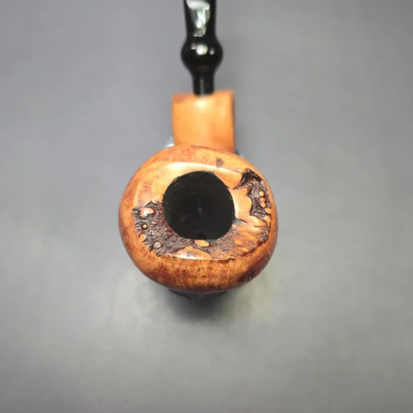 Nording Spruce Cone Partially Rusticated Freehand Estate Briar Pipe, Unsmoked - Image 5