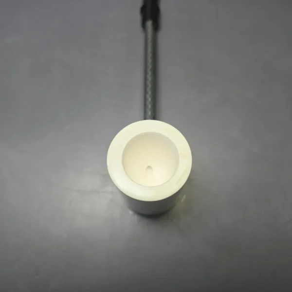 MBSD Meerschaum Deluxe Poker Translucent Block Meerschaum Pipe, New - Image 5