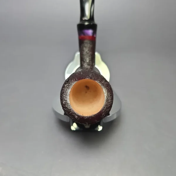 Papa Bear's Pipes by Tim Beaumont Sandblasted Cobra Handmade Briar Pipe, New - Image 5