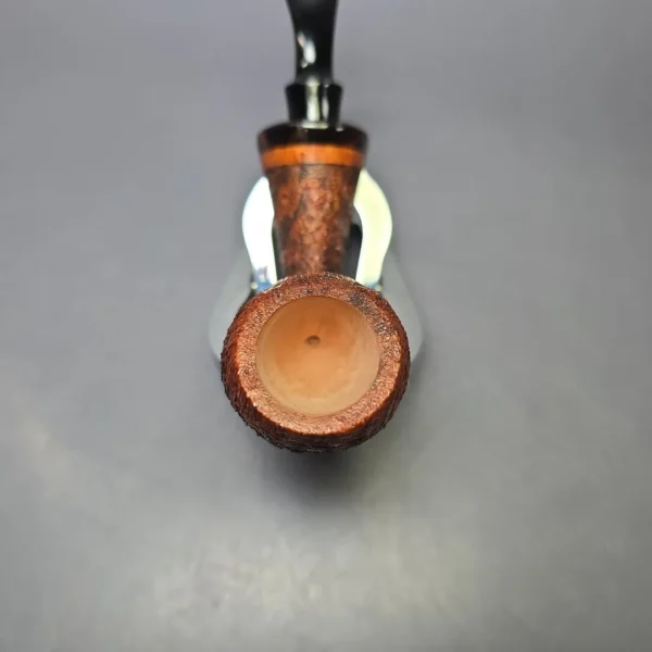 Papa Bear's Pipes by Tim Beaumont Contrast Sandblasted Cobra Handmade Briar Pipe, New - Image 5