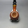 Papa Bear's Pipes by Tim Beaumont Partially Sandblasted Egg Handmade Briar Pipe, New - Image 5