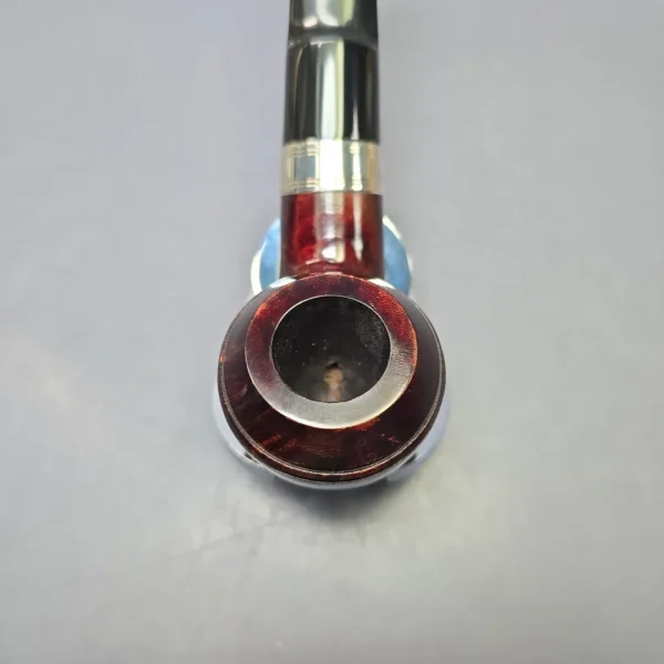 Ferndown REO 1* Smooth Rhodesian w/ Silver Estate Briar Pipe, Unsmoked - Image 5