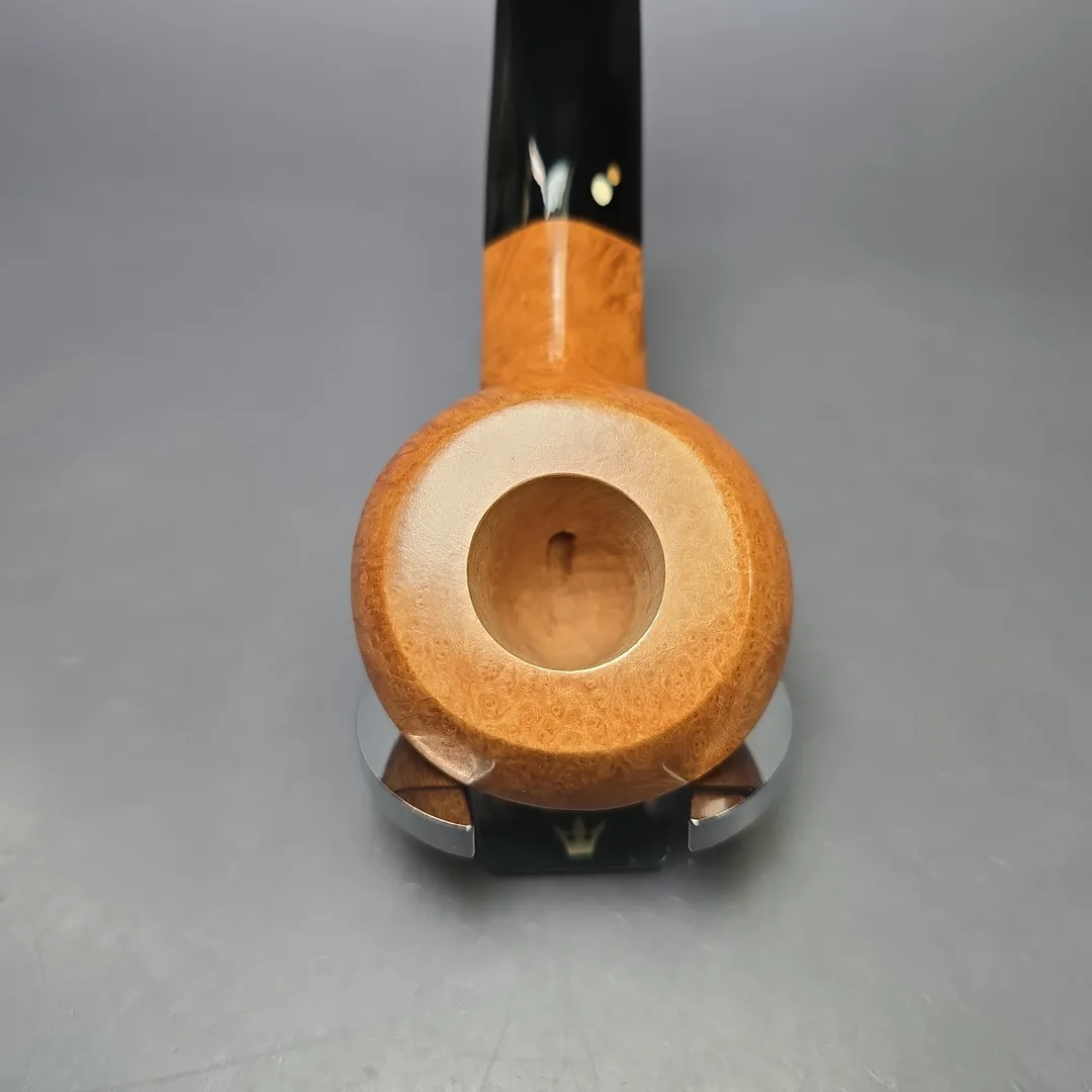 Luciano 2012 89 C Smooth Squat Bulldog Estate Briar Pipe, Unsmoked - Image 5