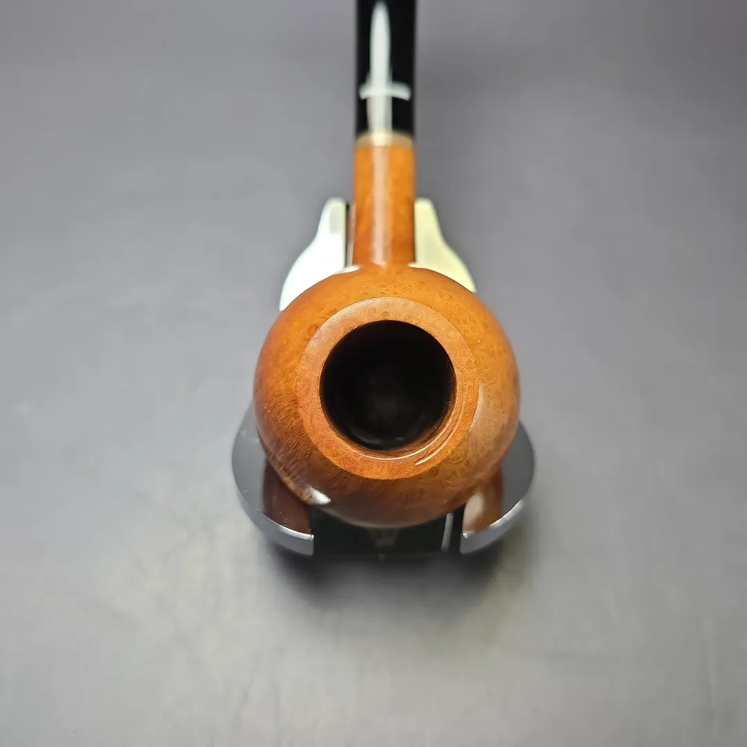 Don Carlos 2 Note Smooth Apple Prince w/ Silver Estate Briar Pipe, Italian Estates - Image 5