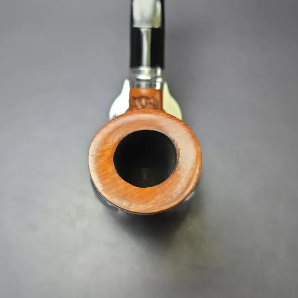 Lorenzetti Nova 02 Rusticated Dublin w/ Silver Estate Briar Pipe, Italian Estates - Image 5