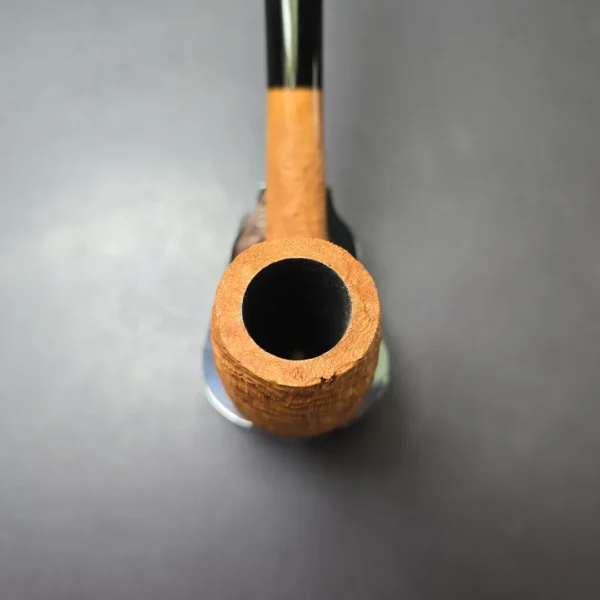 Pipe Tristan Sandblasted "Tanshell" LC Bent Billiard Handmade Briar Pipe, New - Image 6