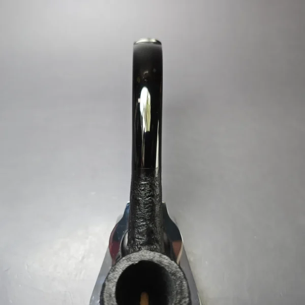 Pipe Tristan Sandblasted "Shell" LC Bent Billiard Handmade Briar Pipe, New - Image 6