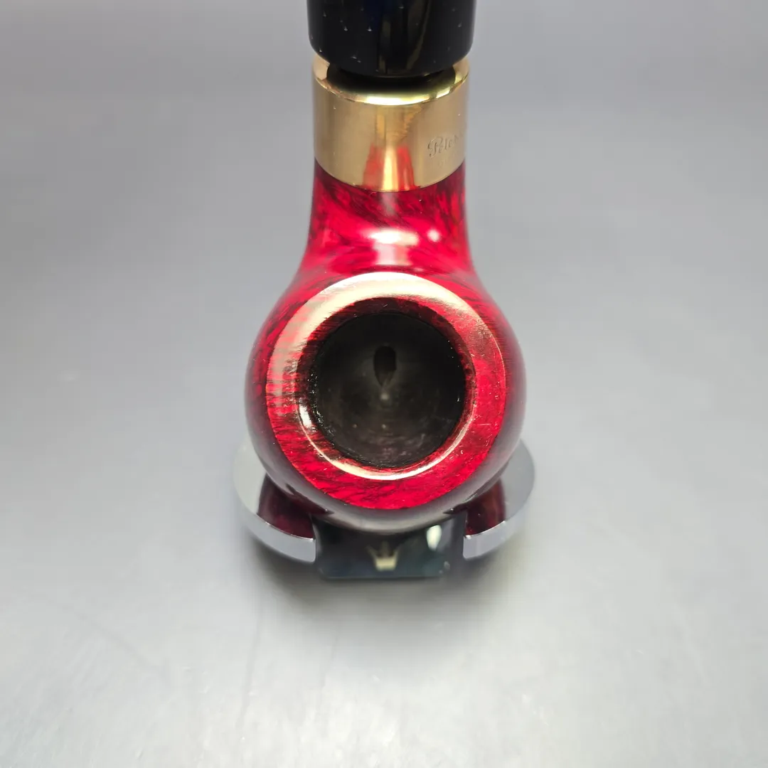 Peterson 1980 System Supreme Gold Mounted 2S Smooth Apple Estate Briar Pipe, Unsmoked - Image 6