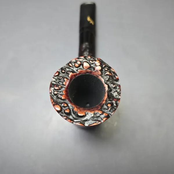 Savinelli Autograph 3 Partially Sandblasted Freehand Estate Briar Pipe, Unsmoked - Image 6