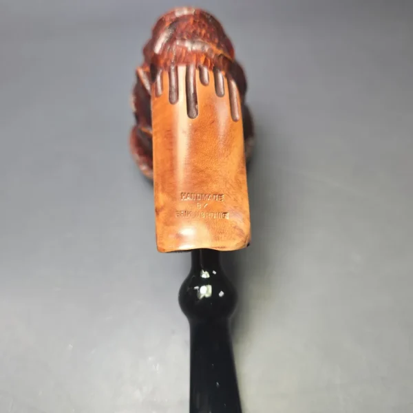 Nording Spruce Cone Partially Rusticated Freehand Estate Briar Pipe, Unsmoked - Image 6