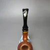 Papa Bear's Pipes by Tim Beaumont Partially Sandblasted Egg Handmade Briar Pipe, New - Image 6