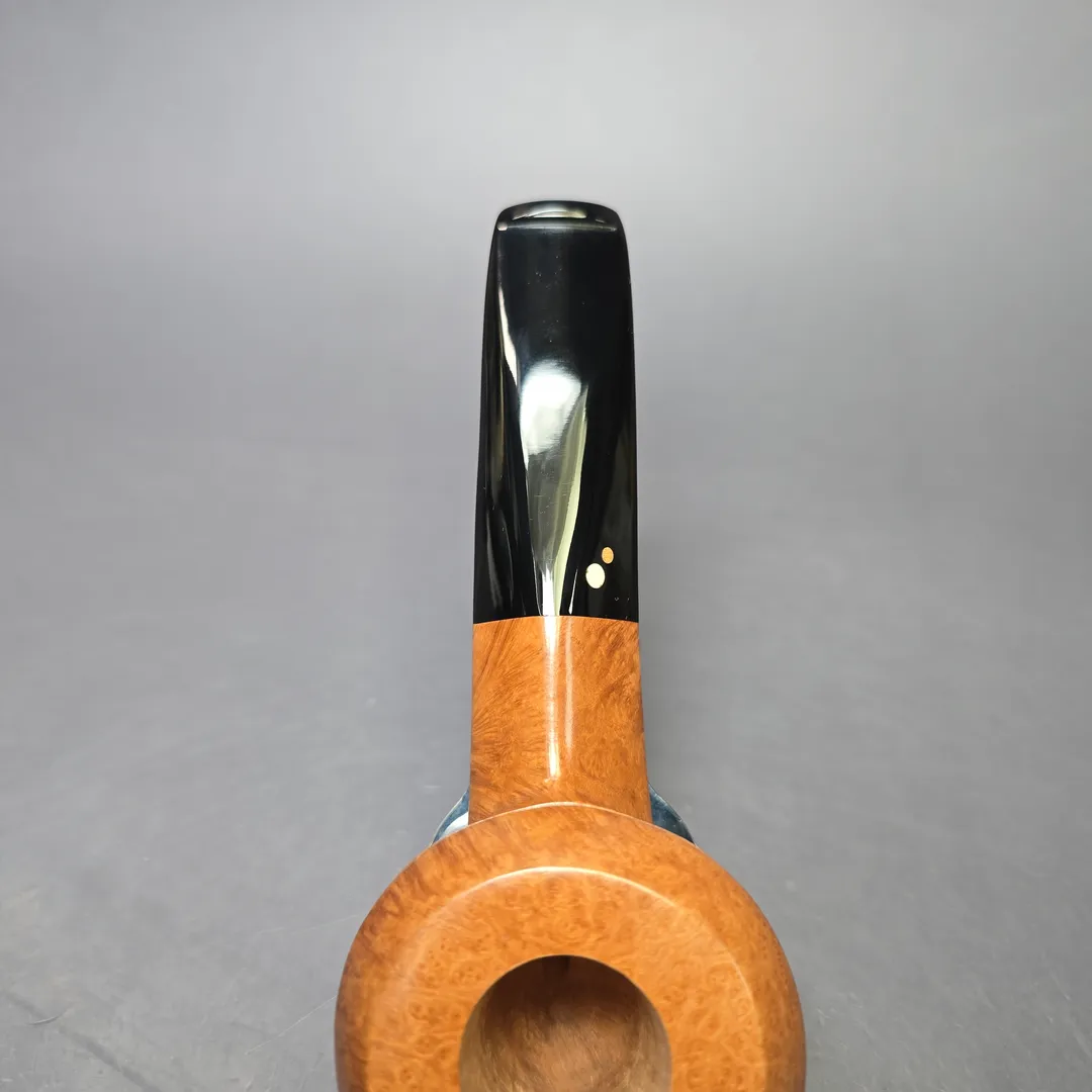 Luciano 2012 89 C Smooth Squat Bulldog Estate Briar Pipe, Unsmoked - Image 6