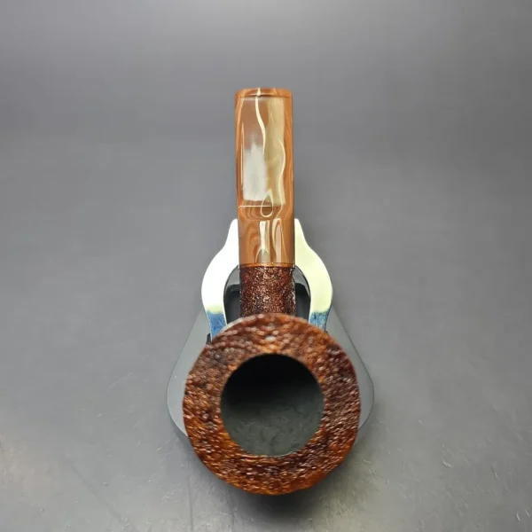 Moonshine MS04 Sandblasted Stublin Dublin w/ Coffee Stem Briar Pipe, New - Image 6