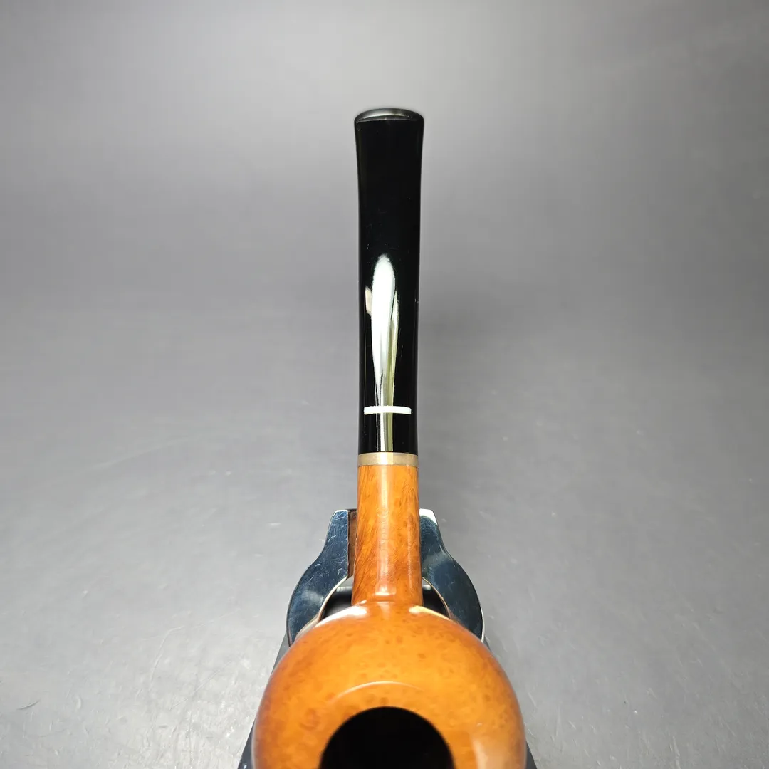 Don Carlos 2 Note Smooth Apple Prince w/ Silver Estate Briar Pipe, Italian Estates - Image 6