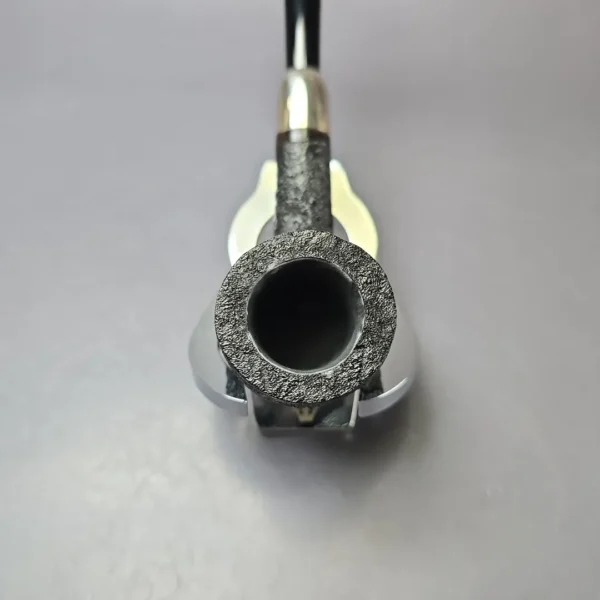 MBSD Briars Timeless Traditions 1 Sandblasted Billiard w/ Silver Handmade Briar Pipe, New - Image 6