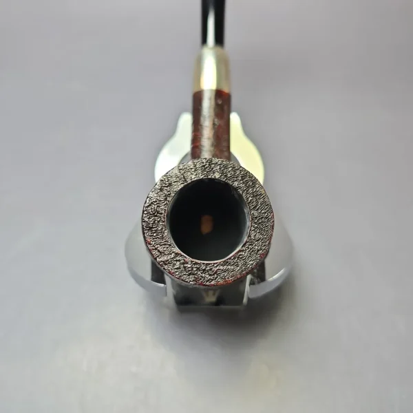 MBSD Briars Timeless Traditions 1 Sandblasted Billiard w/ Silver Handmade Briar Pipe, New - Image 6