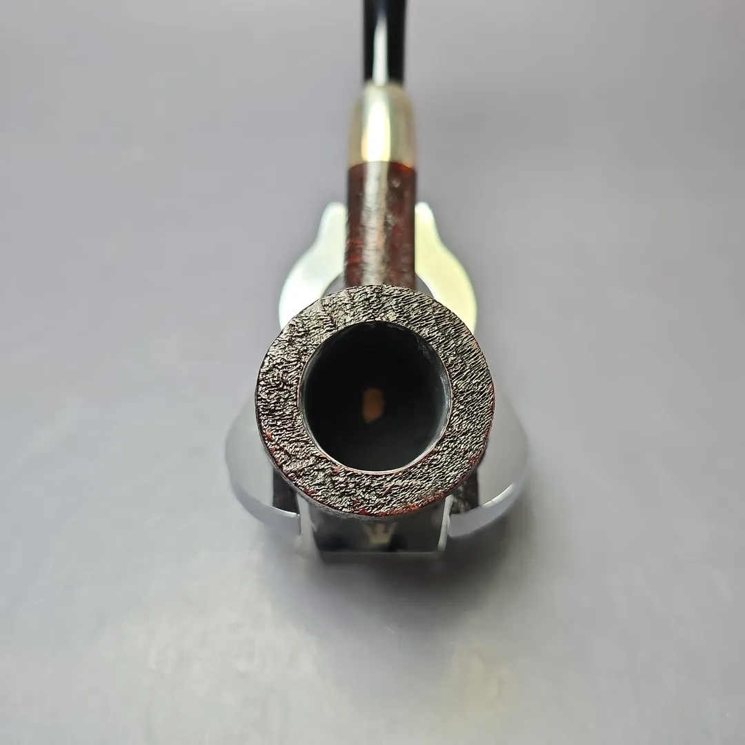 MBSD Briars Timeless Traditions 1 Sandblasted Billiard w/ Silver Handmade Briar Pipe, New - Image 6