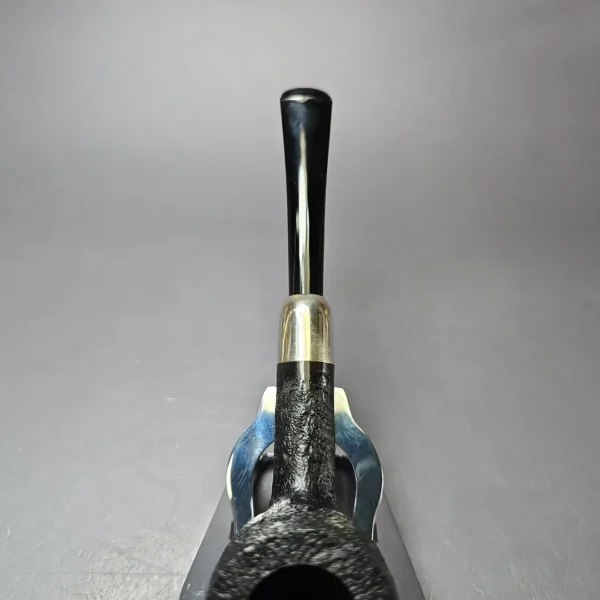MBSD Briars Timeless Traditions 1 Sandblasted Billiard w/ Silver Handmade Briar Pipe, New - Image 7