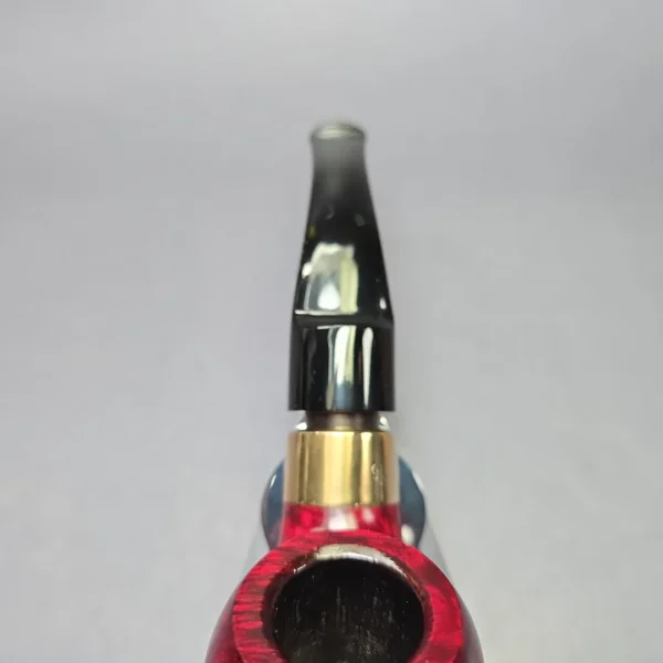 Peterson 1980 System Supreme Gold Mounted 2S Smooth Apple Estate Briar Pipe, Unsmoked - Image 7