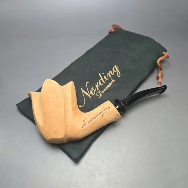 Nording Signature Natural Smooth Freehand Estate Briar Pipe, Unsmoked - Image 7
