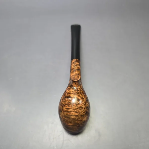 BriarWorks Classic C14 Dark Smooth Cutty w/ Black Stem Briar Pipe, New - Image 7