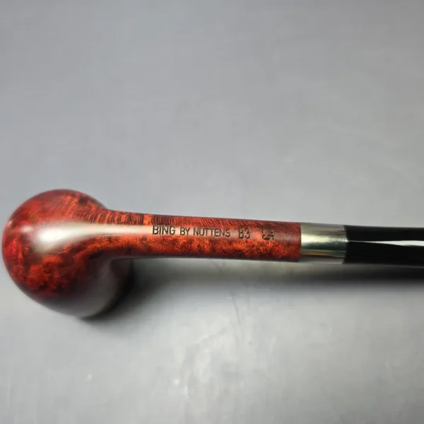 Bruno Nuttens Mini Bing B3 Smooth Billiard Briar Pipe, New - Image 7