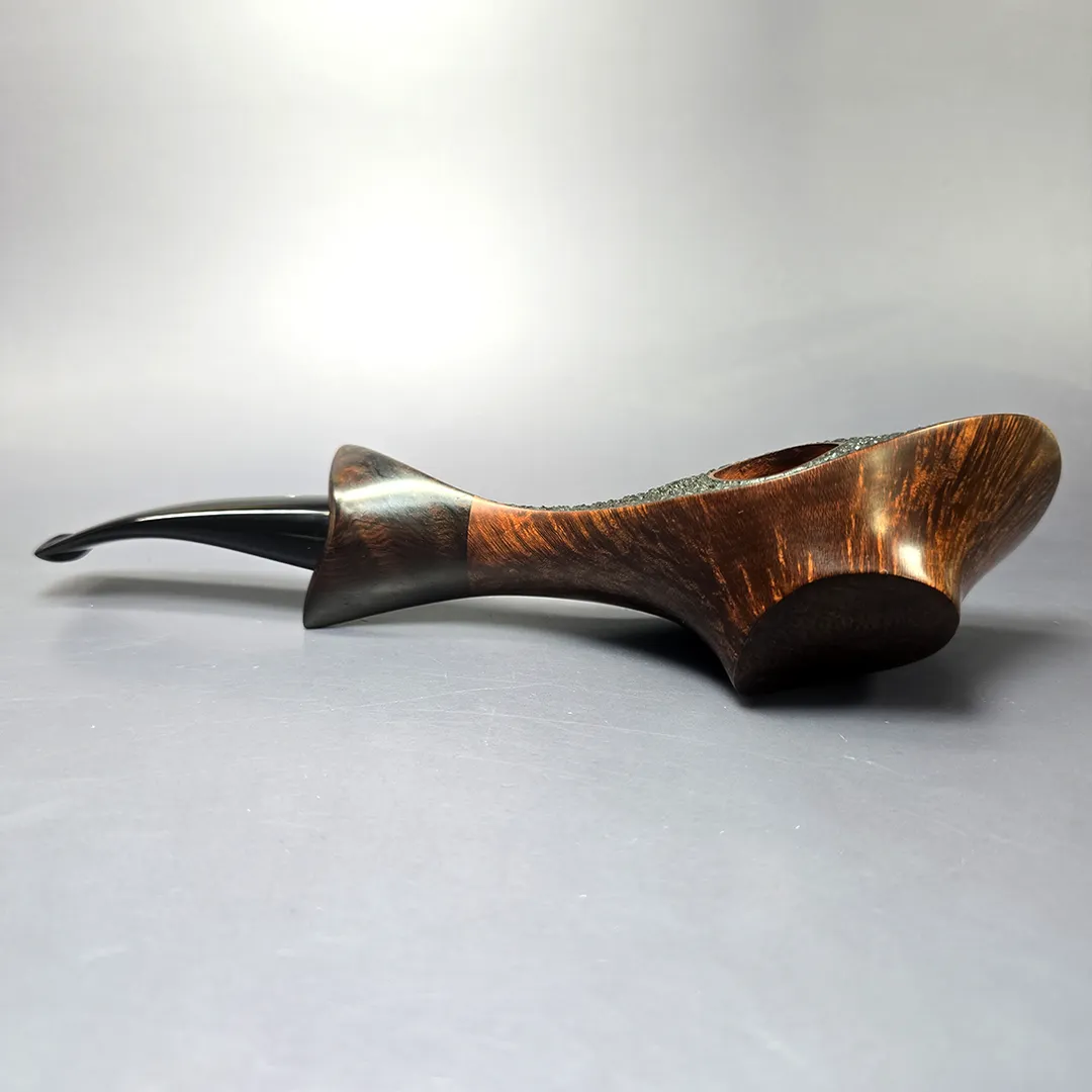 Michael Parks 2005 GKCPC Best in Show Giant Blowfish w/ Brazilian Rosewood Estate Briar Pipe, Unsmoked - Image 7