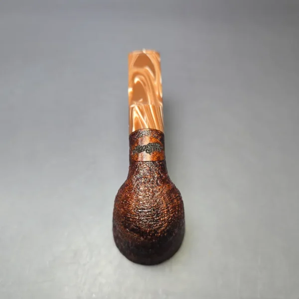 Moonshine MS04 Sandblasted Stublin Dublin w/ Coffee Stem Briar Pipe, New - Image 7