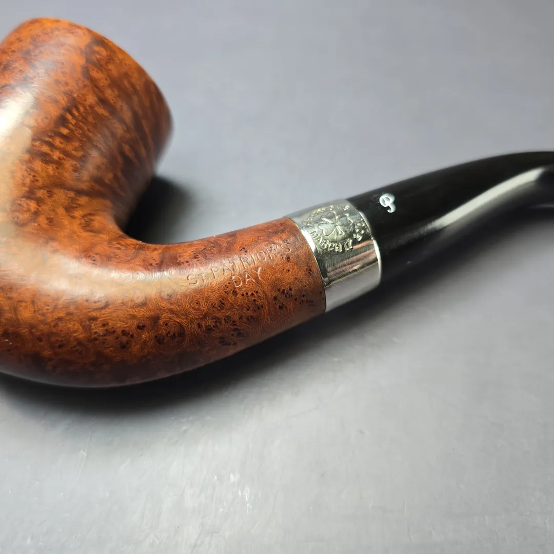 Peterson 2001 St Patrick's Day XL20 Smooth Bent Billiard Estate Briar Pipe, Irish Estates - Image 7
