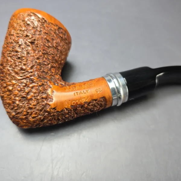 Lorenzetti Nova 02 Rusticated Dublin w/ Silver Estate Briar Pipe, Italian Estates - Image 7