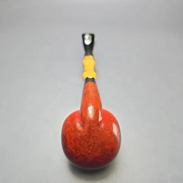 Bjarne Nielsen Signature Grade AX Smooth Apple w/ Bamboo Estate Briar Pipe, Unsmoked - Image 7