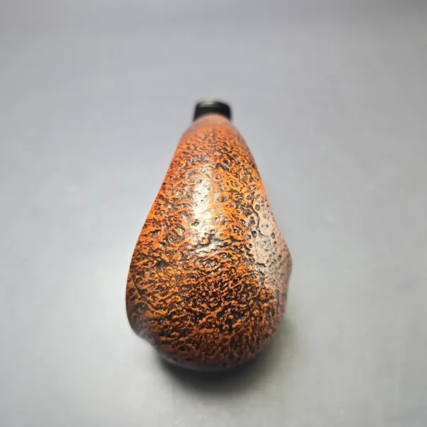 WO Larsen Pearl Grade Partially Sandblasted Cobra Estate Briar Pipe, Unsmoked - Image 7