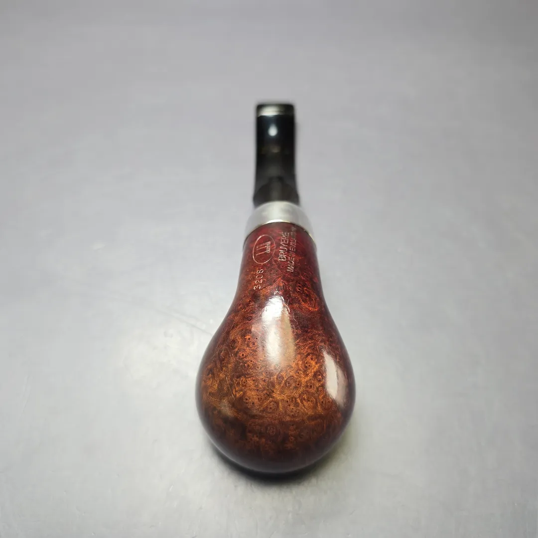 Dunhill 2008 Bruyere 3208 Smooth Rhodesian w/ Silver Estate Briar Pipe, English Estates - Image 7