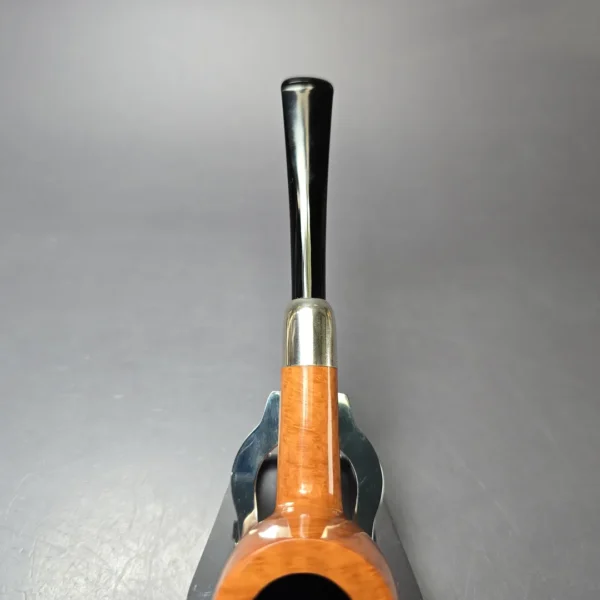 MBSD Briars Timeless Traditions 1 Smooth Billiard w/ Silver Handmade Briar Pipe, New - Image 7