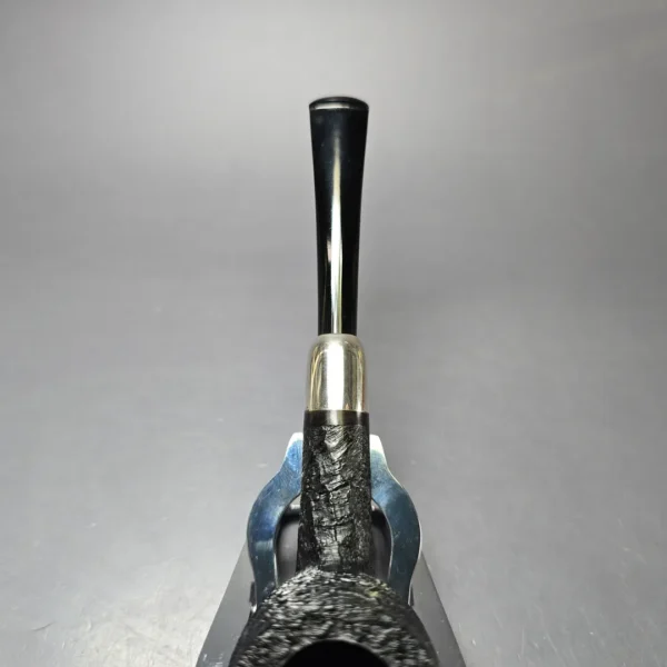 MBSD Briars Timeless Traditions 1 Sandblasted Billiard w/ Silver Handmade Briar Pipe, New - Image 7