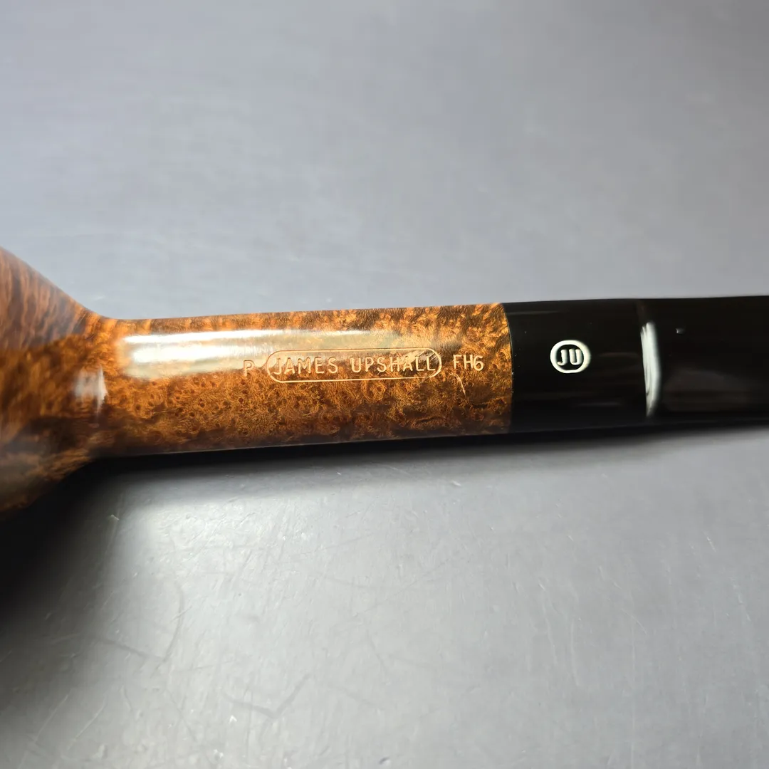James Upshall P Grade Group 6 Smooth Lumberman Estate Briar Pipe, Unsmoked - Image 8