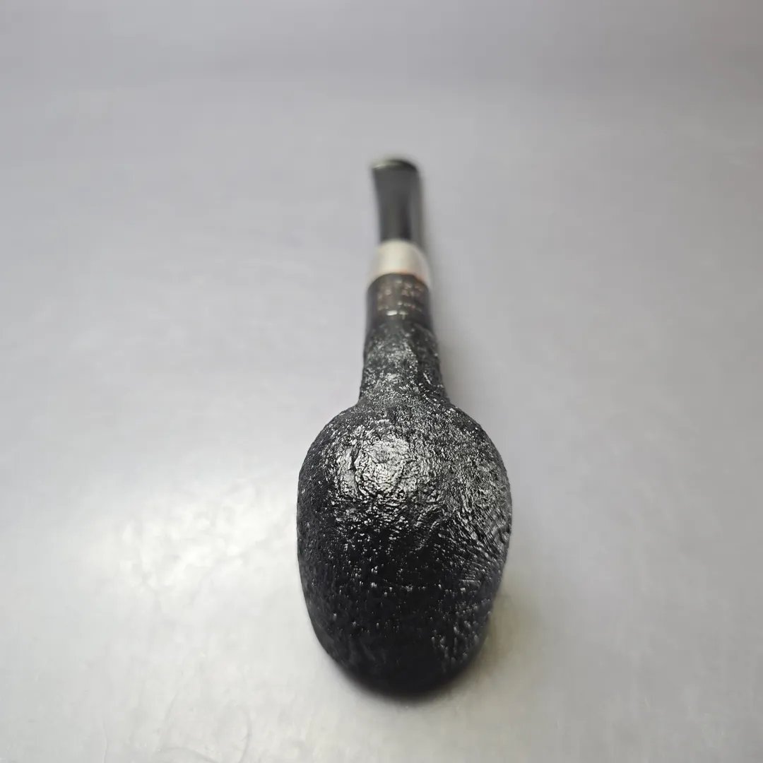 MBSD Briars Timeless Traditions 1 Sandblasted Billiard w/ Silver Handmade Briar Pipe, New - Image 8
