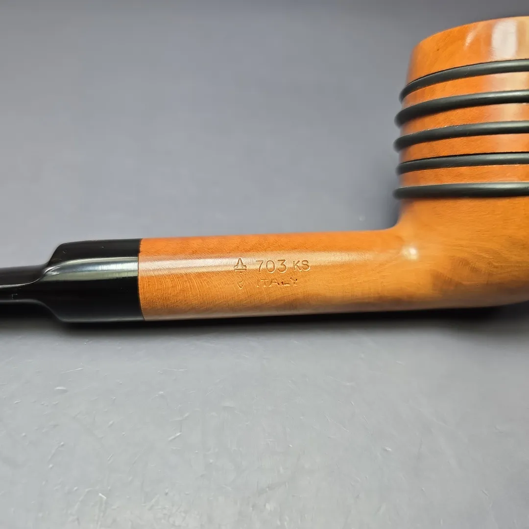 Savinelli Trekking 703 KS Smooth Lovat Estate Briar Pipe, Unsmoked, 6mm - Image 8