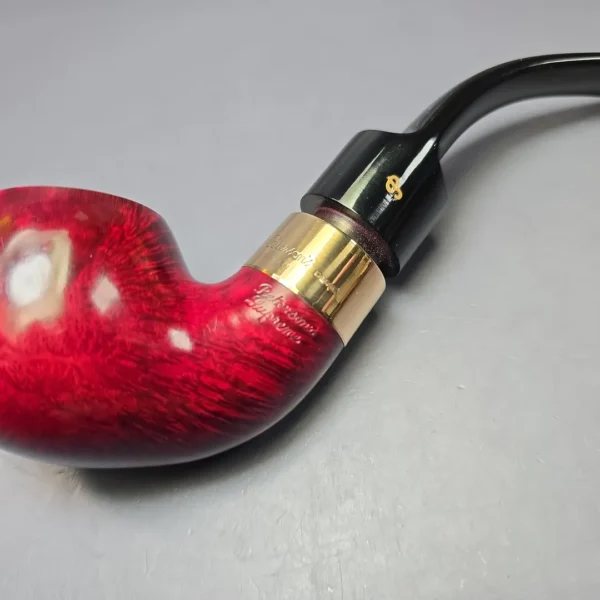 Peterson 1980 System Supreme Gold Mounted 2S Smooth Apple Estate Briar Pipe, Unsmoked - Image 8