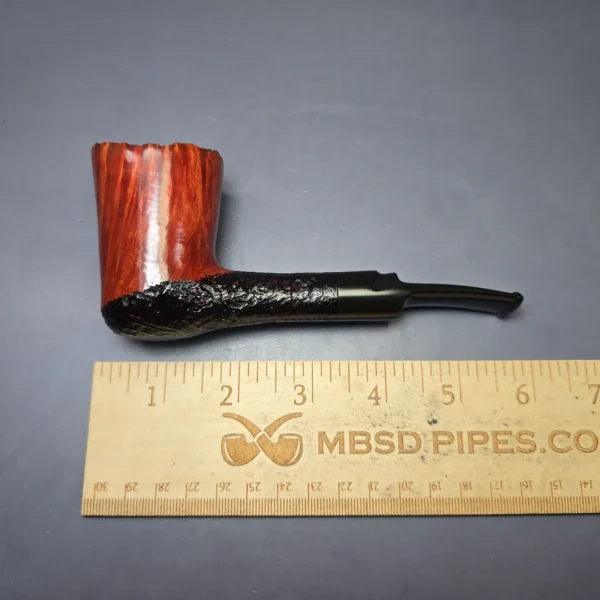Savinelli Autograph 3 Partially Sandblasted Freehand Estate Briar Pipe, Unsmoked - Image 8