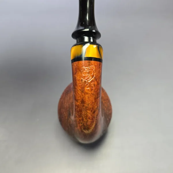 Papa Bear's Pipes by Tim Beaumont Partially Sandblasted Egg Handmade Briar Pipe, New - Image 8