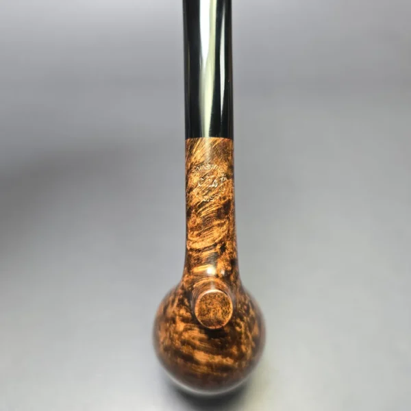 BriarWorks Classic C14 Dark Smooth Cutty w/ Black Stem Briar Pipe, New - Image 8