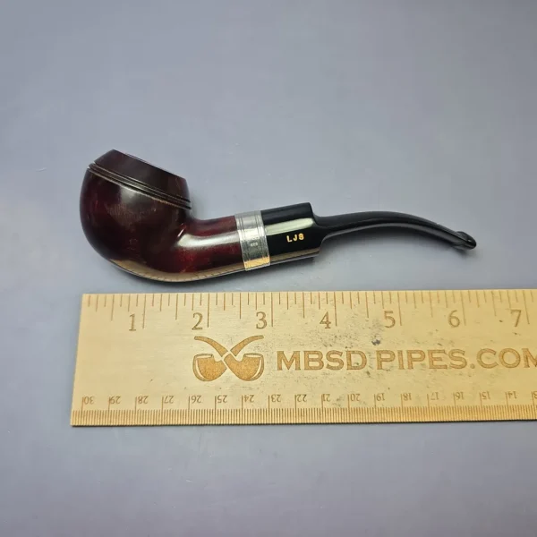 Ferndown REO 1* Smooth Rhodesian w/ Silver Estate Briar Pipe, Unsmoked - Image 8