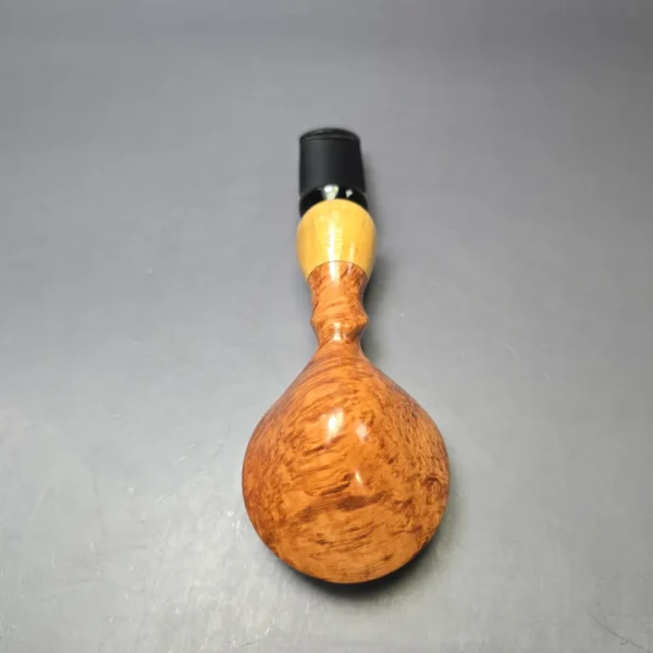 Luciano FR * Smooth Spiral Rhodesian w/ Olivewood Estate Briar Pipe, Unsmoked - Image 8