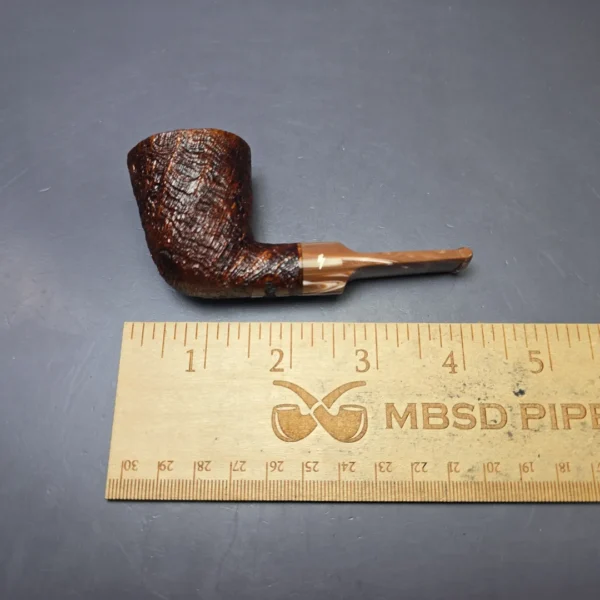 Moonshine MS04 Sandblasted Stublin Dublin w/ Coffee Stem Briar Pipe, New - Image 8